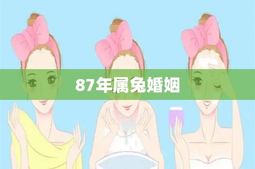 87年属兔婚姻