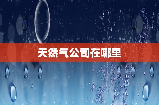 天然气公司在哪里